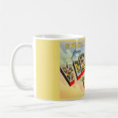 Retro Virginia Beach Groet Mok (Links)