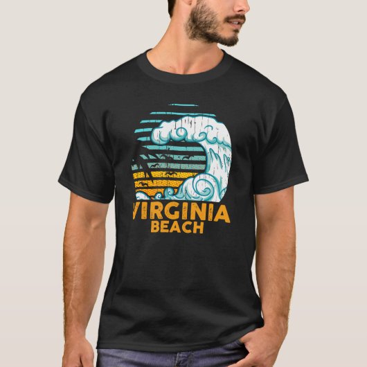 Retro Virginia Beach - SUMMER SOUVENIR T-shirt (Voorkant)