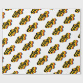 Retro  Virgo Cadeaupapier (Vlak)