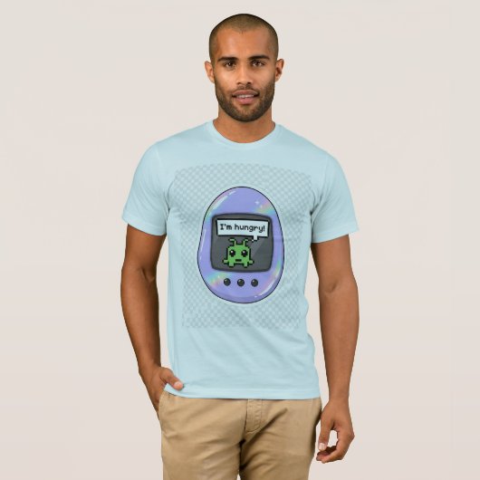 Retro Virtueel T-shirt (Voorkant volledig)