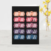 Retro virtuele realiteit — VR-cadeau Kaart (Gele Bloem)