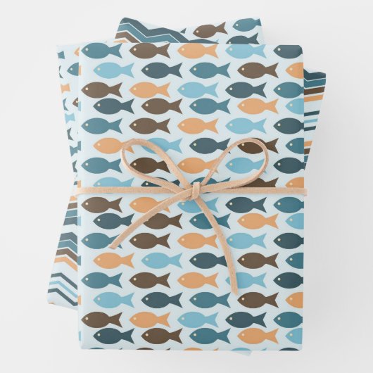  retro vis inpakpapier vel (In situ)