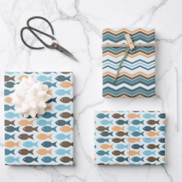  retro vis inpakpapier vel