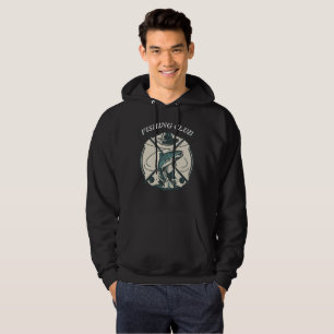 Retro Visclub Baars Grafisch Vintage Kleding Hoodie
