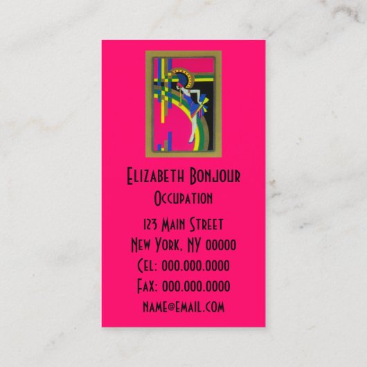 Retro - Visitekaartje (Achterkant)