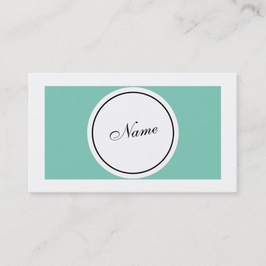 Retro Visitekaartje (Voorkant)