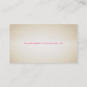 Retro Visitekaartje (Achterkant)