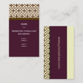 Retro-Visitekaartje-chocolade Visitekaartje (Voorkant / Achterkant)