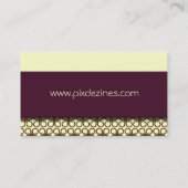 Retro-Visitekaartje-chocolade Visitekaartje (Achterkant)