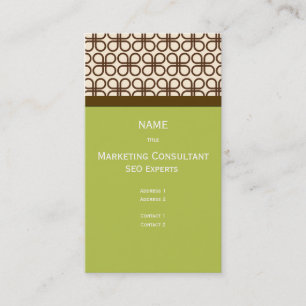 Retro Visitekaartje donkerchocolade