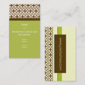 Retro Visitekaartje donkerchocolade (Voorkant / Achterkant)