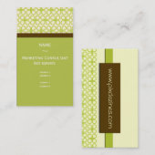 Retro Visitekaartje Marketing Consultant (Voorkant / Achterkant)