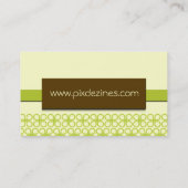 Retro Visitekaartje Marketing Consultant (Achterkant)