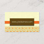 Retro Visitekaartje Marketing Consultant (Achterkant)