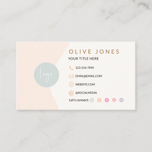 Retro-Visitekaartje Visitekaartje (Voorkant)