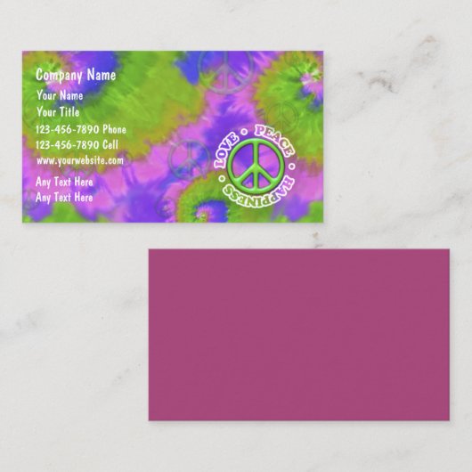 Retro-Visitekaartje Visitekaartje (Voorkant / Achterkant)