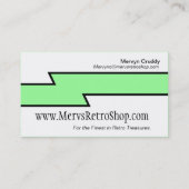 Retro-Visitekaartje Visitekaartje (Achterkant)