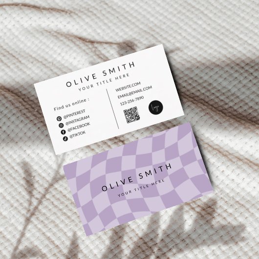 Retro-Visitekaartje Visitekaartje