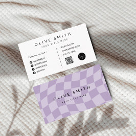 Retro-Visitekaartje Visitekaartje