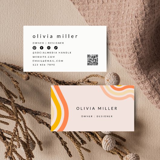 Retro-Visitekaartje Visitekaartje