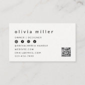 Retro-Visitekaartje Visitekaartje (Voorkant)