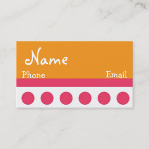 Retro-Visitekaartje Visitekaartje