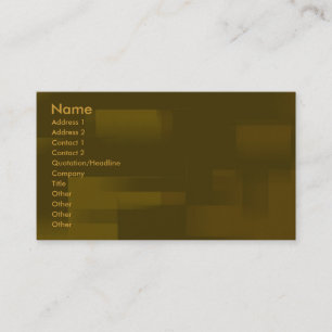 Retro-Visitekaartje Visitekaartje