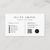 Retro-Visitekaartje Visitekaartje (Voorkant)