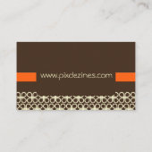 Retro Visitekaartje voor Ontwerpers (Achterkant)