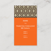 Retro-Visitekaartje voor ontwerpers Visitekaartje (Voorkant)