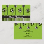 Retro Visitekaartjes. Visitekaartje (Voorkant / Achterkant)