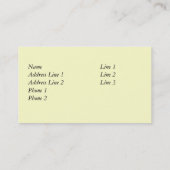 Retro-Visitekaartjes Visitekaartje (Achterkant)