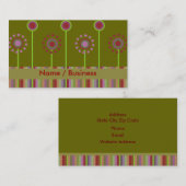 Retro-Visitekaartjes Visitekaartje (Voorkant / Achterkant)