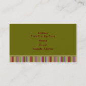 Retro-Visitekaartjes Visitekaartje (Achterkant)