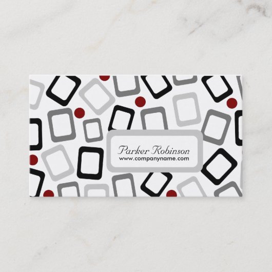 Retro-Visitekaartjes Visitekaartje (Voorkant)