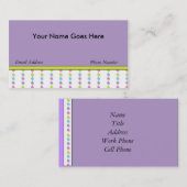 Retro-Visitekaartjes Visitekaartje (Voorkant / Achterkant)