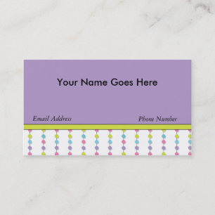 Retro-Visitekaartjes Visitekaartje