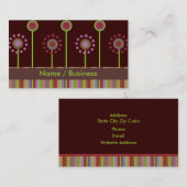 Retro-Visitekaartjes Visitekaartje (Voorkant / Achterkant)