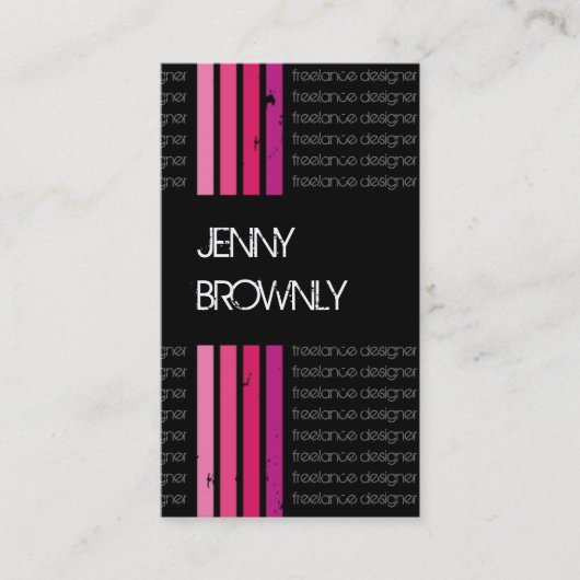 Retro-Visitekaartjes Visitekaartje (Voorkant)