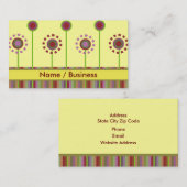 Retro-Visitekaartjes Visitekaartje (Voorkant / Achterkant)