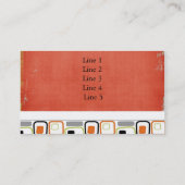 RETRO-Visitekaartjes Visitekaartje (Achterkant)