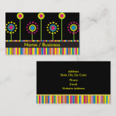 Retro Visitekaartjes. Visitekaartje (Voorkant / Achterkant)