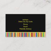 Retro Visitekaartjes. Visitekaartje (Achterkant)