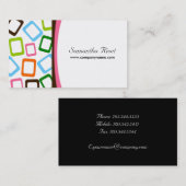 Retro-Visitekaartjes Visitekaartje (Voorkant / Achterkant)