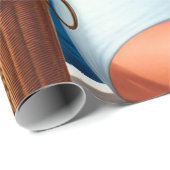 Retro Vissen Pin-up Cadeaupapier (Rol Hoek)
