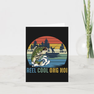 Retro Vissen Reel Cool Ong Noi Vader's D Kaart