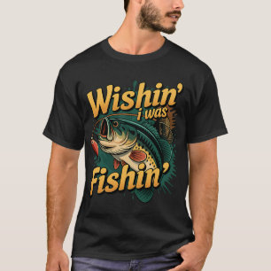 Retro vissen vibes met vette vangst energie t-shirt