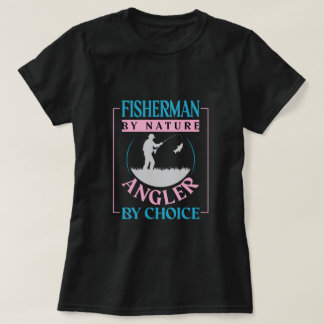 Retro visser Angler Citaat Grafisch voor Outdoor T-shirt