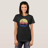 Retro Vissersschip Kleding Visser Boot T-shirt (Voorkant volledig)