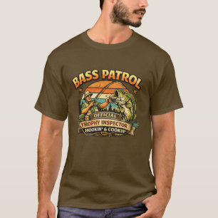 Retro visshirt – Officieel trofee inspecteur T-shirt